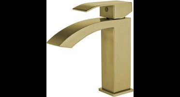 Allibert Cabernet wastafelkraan 4.2x15cm goud