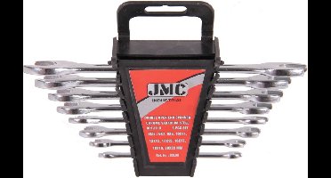 Steeksleutelset - 8 delig - Metrisch - 6 tot 22 mm - Steeksleutels - JMC