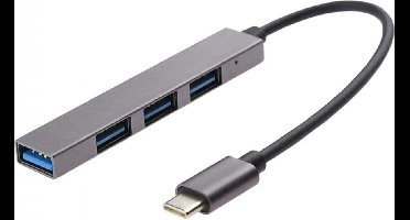 USB Type-C naar USB Type-A hub met 4x poorten