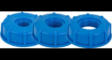 Bradas IBC Adapter Set – S60x6 – ½″, ¾″ & 1″ Binnendraad