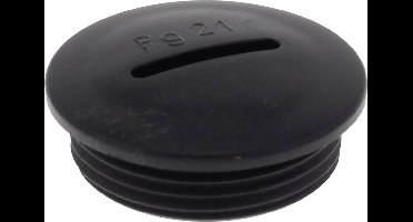 Wiska 50061763 VS 11 Blindstop Slagvast PG11 Kunststof Zwart (RAL 9005) 100 stuk(s)