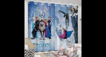 Gordijnen - Frozen - kant en klaar - verduisterend - 132 x 160 cm ( 2 stuks van 66 cm )