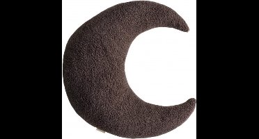 KidsDepot Luna Maan Kussen - Donkerbruin