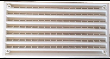Ventilatierooster Wit 17x9cm
