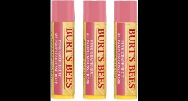 BURT'S BEES - Lip Balm Pink Grapefruit - 3 Pak