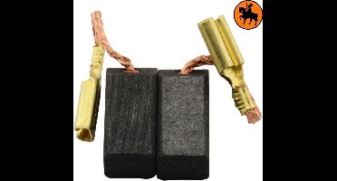 Koolborstelset voor Black & Decker P2270A - 6,3x6,3x13mm