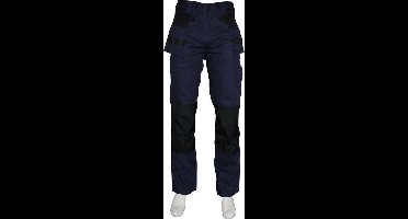 Yoworkwear Werkbroek 100% katoen navy-zwart maat 53