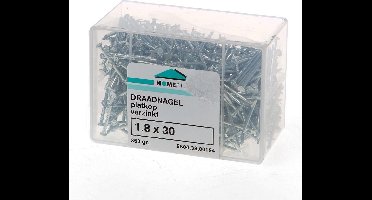 Hoenderdaal Draadnagel plat geruite kop gegalvaniseerd 1.8 x 30mm 350 gram