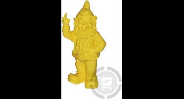 Kabouter F Ck You 20 cm geel
