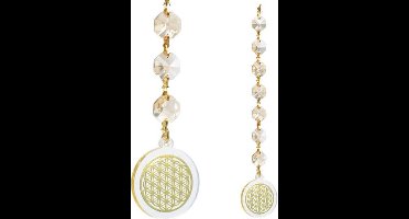 Feng Shui Bloem des Levens raamdecoratie champagne - 20 cm - L