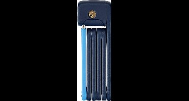 ABUS vouwslot Bordo Lite Mini 6055/60 - Extra licht fietsslot van speciaal staal - ABUS-Security Level 7 - 60 cm - Donkerblauw-lichtblauw