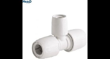 Wavin Hep2o Insteekkoppeling 3 aansluitingen - T-stuk 22x22x15mm