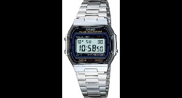 Casio CASIO Collection A164WA-1VES Horloge - Staal - Zilverkleurig - Ø 35 mm