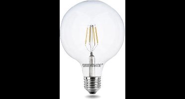 Groenovatie LED Filament Globelamp E27 Fitting - 4W - 160x125 mm - Warm Wit - Dimbaar