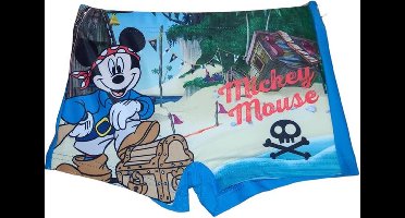Mickey Mouse zwembroek - zwemboxer Mickey Mouse - blauw - maat 110/116