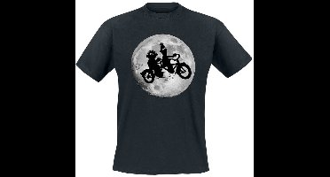 Sesame Street Ernie und Bert - Moonlight Bikers Heren T-shirt - zwart - M