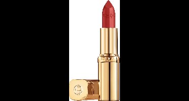 L’Oréal Paris Color Riche Satin 1980 L'Ambre Lippenstift - Verzorgende Lipstick - Formule verrijkt met arganolie - Roodbruin - 4,54gr