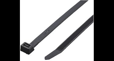 Wurth - Kabelbinder KBL2 PA kunststof lip goedkeuring zw. - Kabelbinder KBL 2 gemaakt van polyamide met kunststof tong, zwart x 50 st Lengte 750 mm