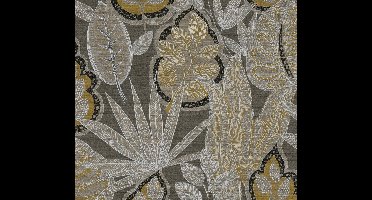 FANTASIE BLADEREN BEHANG | Botanisch - Bruin Oranje Wit Taupe - LivingWalls Famous Garden