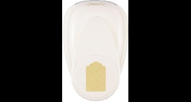 Vaessen Creative Pons - Figuurpons - Label - 3 x 4,5 cm