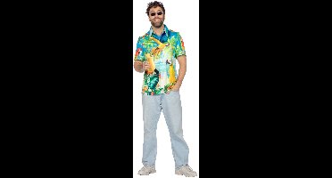 Hawaii Shirt Papegaai Heren - Maat M-50