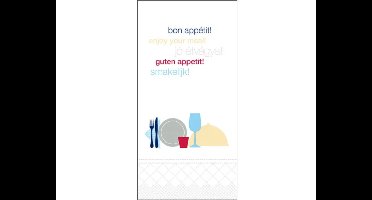 Tork 477303 lunchservet bon appetit 33x33 cm 2-laags 2000 stuks (477303)