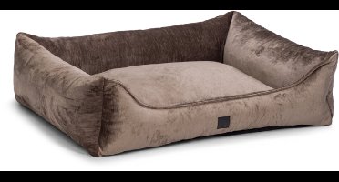 Designed by Lotte Soft Essence - Orthopedische Hondenmand - Mokka - 95x80x30 cm