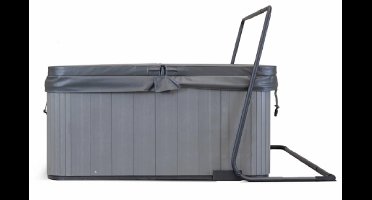 W’eau Coverlift 2 - Luxe Universele Spa Coverlift - Onderbouw Systeem - Verlengt Levensduur Cover - Hoogwaardig Aluminium - Zwart