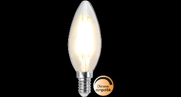 Star Trading Kaarslamp - E14 - 2,5W - Extra Warm Wit - 2700K - Dimbaar - Helder filament