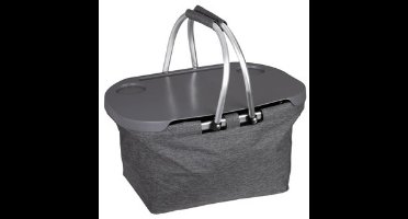 HI Picknickmand met hengsel - 43 x 28 x 24 cm - opvouwbaar - met dienblad