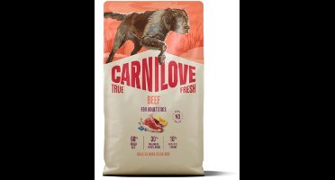 CARNILOVE TRUE FRESH - Dog - Beef for Adult All Breeds 4 kg