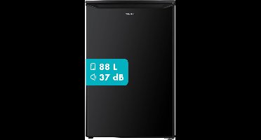 Tomado TFT5501B Tafelmodel vriezer energiezuinig - 88 liter - 55 cm breed - Energielabel C - Diepvries - Compact - Vrijstaand - 3 vrieslades - Zwart