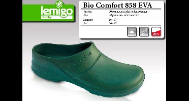 LEMIGO BIO COMFORT SLIPPERS - MAAT 39 - GROEN - 858