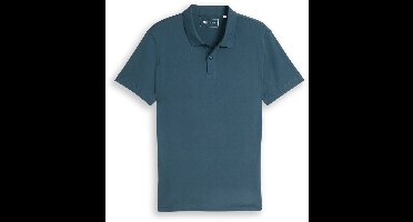 Tom Tailor Denim - Jersey poloshirt van katoen - Maat XS - tide petrol