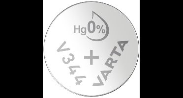 Varta V344 Zilveroxide Knoopcel – 1.55V – 105 mAh – Voor Horloges, Medische en Precisietoestellen