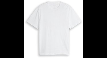 Tom Tailor Denim - Relaxed fit T-shirt van katoen - Maat XS - White