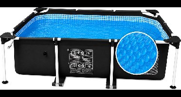 Hoppa! Solarzeil - Zwembadafdekking - Zwembadcover - Zwembadisolatie - Zwembad zeil | Blauw | 300 x 200 cm