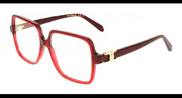 Ferragamo SF3058 Transparent dark red gradient 56/15/145 WOMAN Brilmonturen