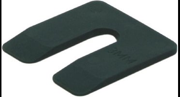 Gb Uitvulplaatje zwart 3 x 50 x 50mm zak 34603.B004