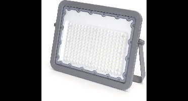 LED bouwlamp schijnwerper 100W (=900W) - Daglichtwit 6500K - 90° - IP65 - grijs