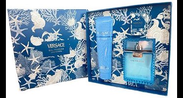 VERSACE MAN EAU FRAICHE Gift Set EDT 100 ML + 5ML EDT + SHOWER GEL 150 ML