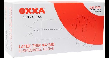 Latex wegwerp handschoenen - Gepoederd - MSAFE - maat M - 100 stuks - 4140