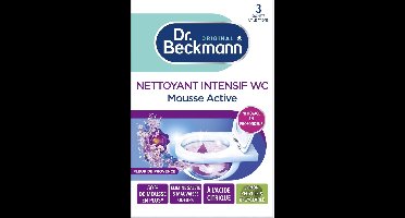 Dr. Beckmann Intensieve ontkalker WC – Schuimreiniging Fleur de Provence - 3 x 100 g (Verpakking kan variëren)
