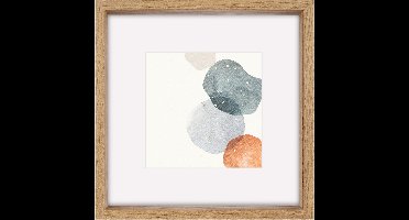 Walther Shape - 3D FSC Houten lijst - Fotoformaat frame 50x50 cm - Kunstglas - Eiken