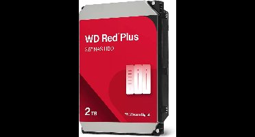 Western Digital Red Plus - Interne harde schijf - NAS HDD - 64MB Cache - 2 TB
