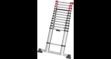 Hailo Telescoopladder FlexLine 260 380 cm aluminium 7113-131