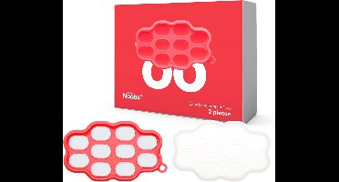 Siliconen Babyvoeding Vriezer Tray - 10 Vakken (Set van 2)