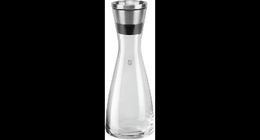 HI Karaf - Set van 2x stuks - 1 liter - glas - RVS filter - sapkan - waterkan - waterkaraf - schenkkan