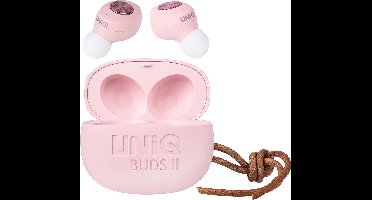 UNIQ Accessory TWS Buds ll draadloze oortjes met oplaaddoosje - Roze