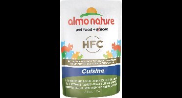 Almo Nature HFC Kat Classic Pouch Tonijnfilet - Algen 55 gr